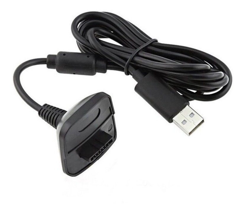 Cable 2 En 1 Cargador Conexión A Usb Joystick De Xbox 360