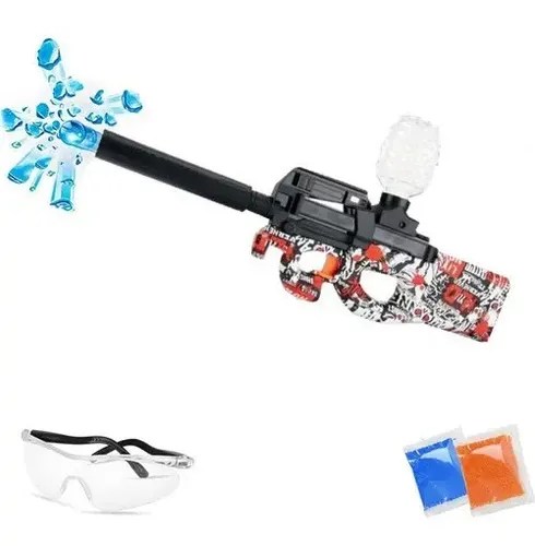 Pistola De Agua De Gel Eléctrica P90, Con 20000 Bolas De Gel | Cuotas