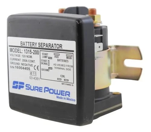 Genuine Sure Power 1315 200 Battery Separator 12 Volt W Ccc Meses Genuine Sure Power 1315 200 Battery Separator 12 Volt W Ccc Meses