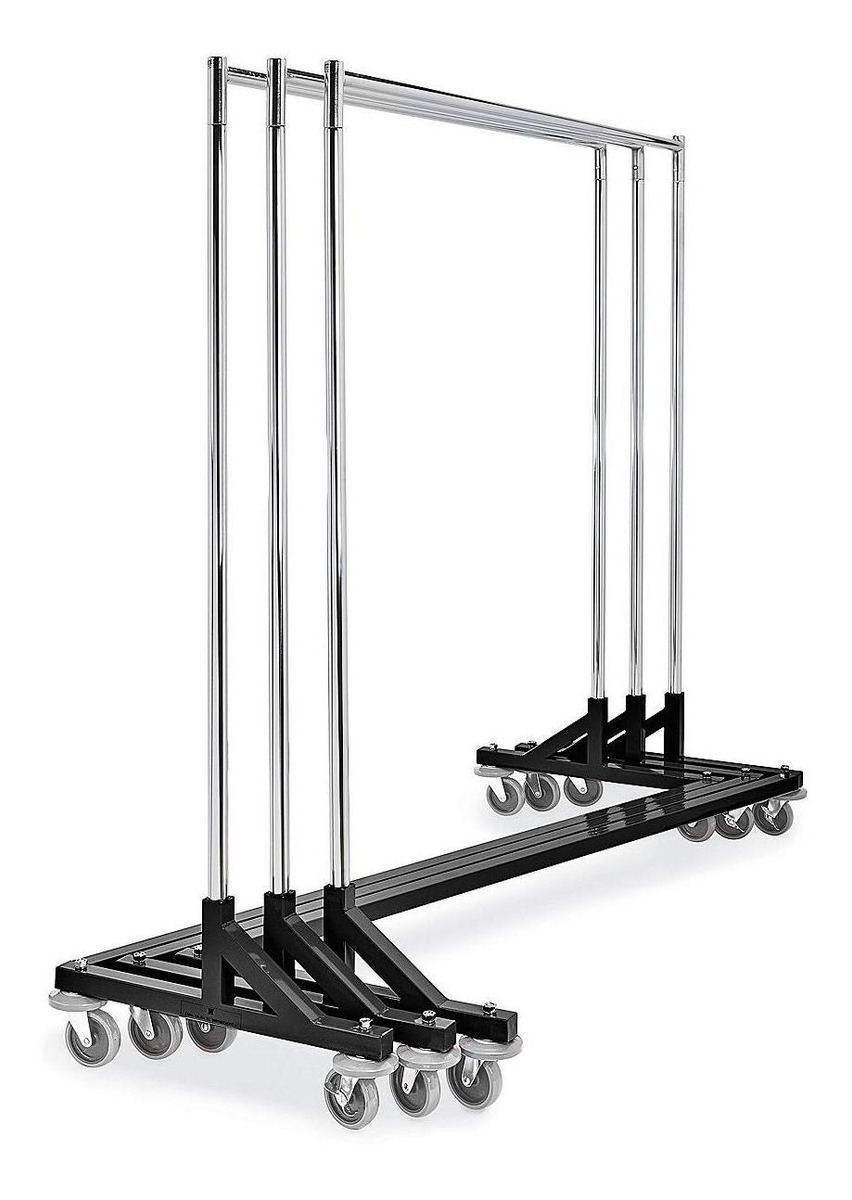 Rack En Z Rodante Estándar Negro Uline H1978bl Meses sin intereses