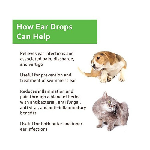 Naturpet Ear Drops La Infección Del Oído Natural Medicina Envío gratis