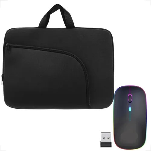 Kit Case Com Bolso Macbook Air Ou Pro 13 + Mouse Sem Fio Led MercadoLivre