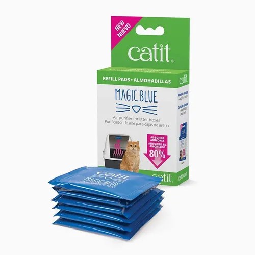 Catit Magic Blue Cat Litter Box Purificador De Aire Envío gratis
