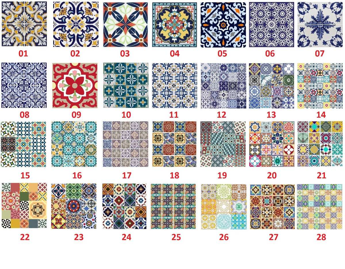 Adesivos De Azulejos Tamanho 20x20. Mercado Livre