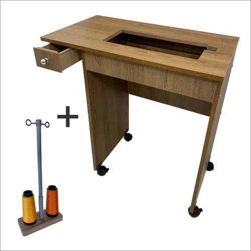 Mesa Tampo Móvel Máquina De Costura Janome 2008 Parcelamento sem juros