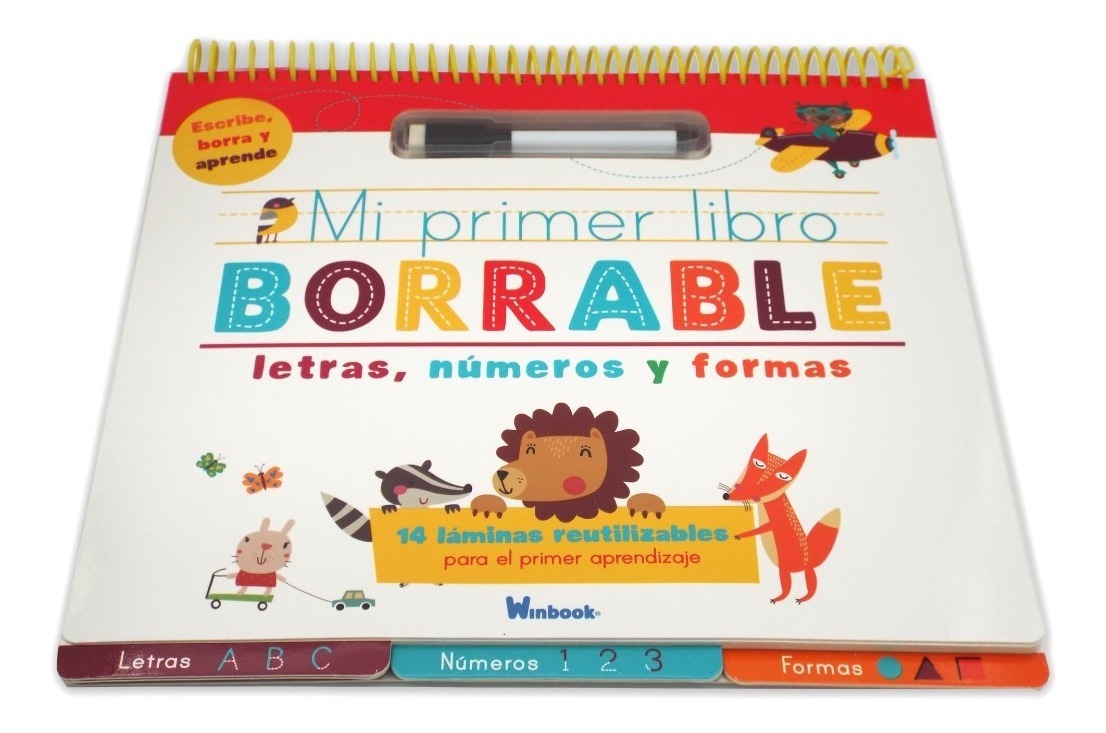 Mi Primer Libro Borrable. Letras, Números Y Formas Envío gratis