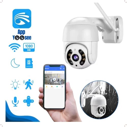 Câmera Ip Wifi Rotativa Externa Dome Prova De Água Hd Yoosee Desconto