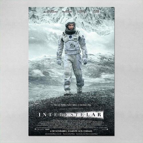 Poster 30x45cm Filmes Interestelar Interestellar 13 Mercado Livre