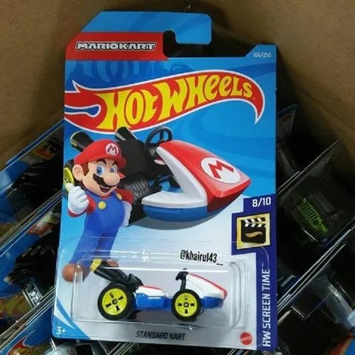 Hot Wheels Mario Kart Standard Kart Hw Screen Time 2021 MercadoLivre