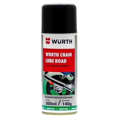 Wurth Chain Lube Road Lubrificante Para Correntes 200ml