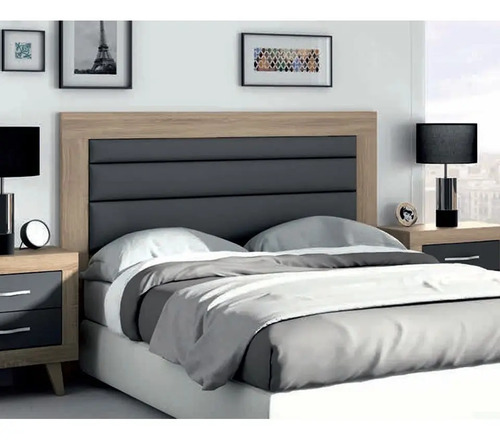 Respaldo Con Mesas De Luz Para Sommier O Cama Moderno Rm-251 | Mercadolibre