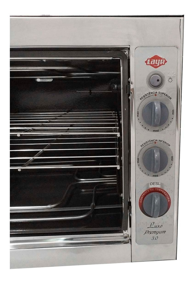 Forno Elétrico Layr 65 Litros Com Lâmpada Visor Iluminado Mercado Livre