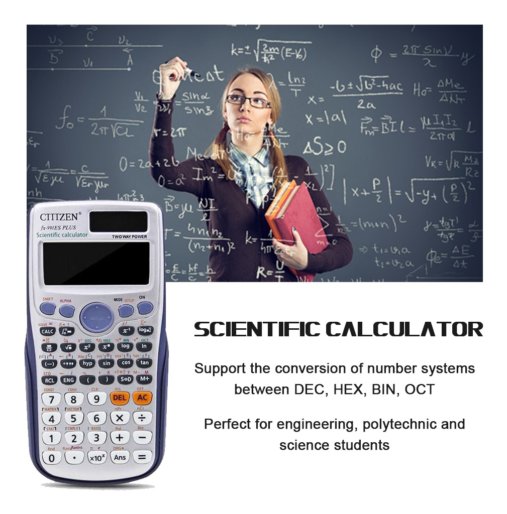 Fx991esplus Calculadora Científica (417 Funciones, Lcd