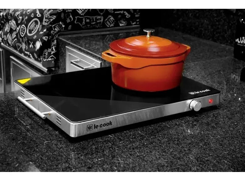 Mesa Térmica Rechaud Elétrico Vidro Temperado Le Cook Mercado Livre