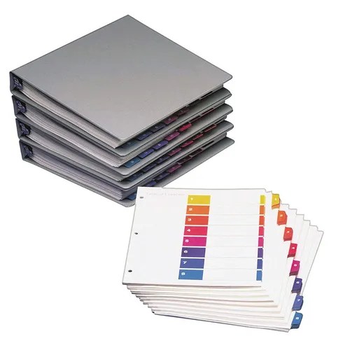 Tabla Avery Índice De Contenido Los Divisores Listo, 8conju en venta en Tijuana Baja California