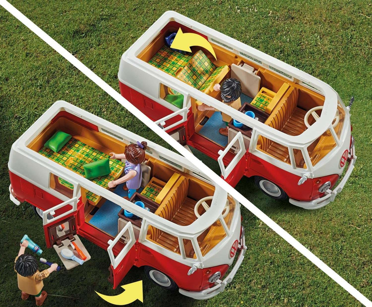 Playmobil Niño Juguete Carro Campamento Combi Volkswagen Meses sin