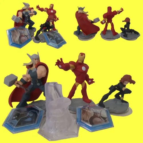 Avengers Disney Infinity 2.0 Marvel Figuras, Discos Y Torre Meses sin
