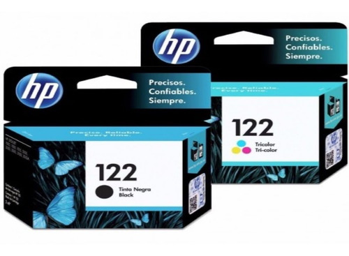 Combo Cartucho Hp 122 Negro + 122 Color Originales | Envío Gratis