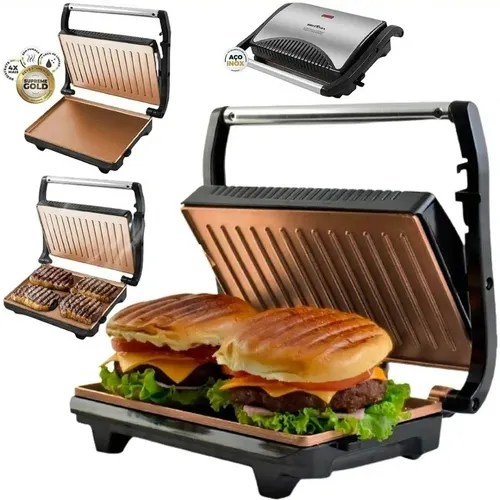 Sanduicheira Grill Press Inox Britânia Antiaderente 127v Frete grátis