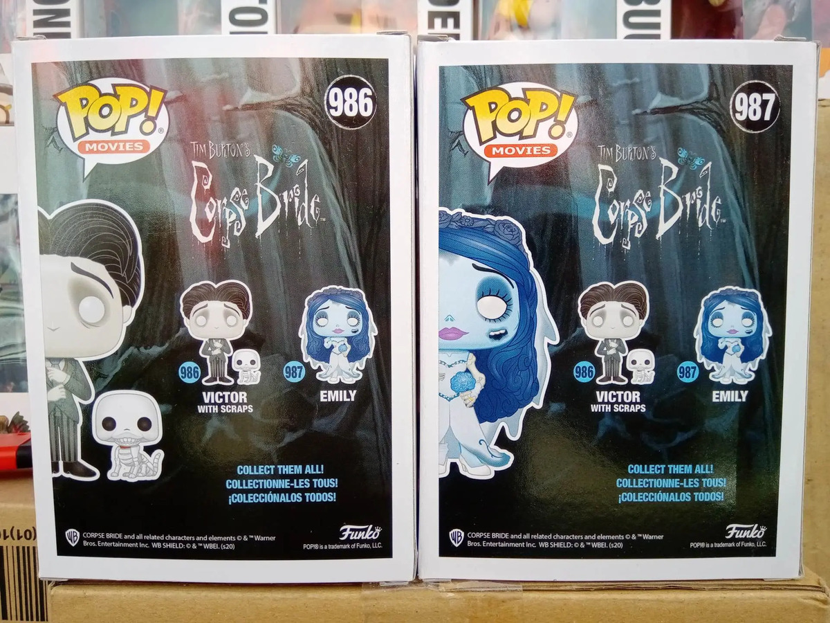 Funko Pop Set 2 Pzas. Emily Y Víctor El Cadáver De La