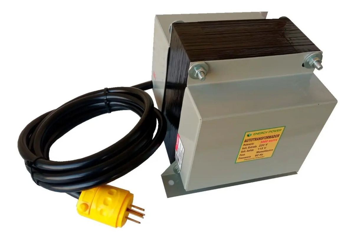 Transformador 3000 Watts De 220 V. A 110, 115, 120 Voltios