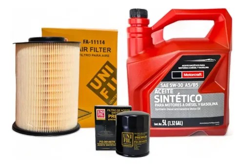 Kit Afinación Ford Focus 2.0t 2012-2018 5w30 Aire Y Aceite!!