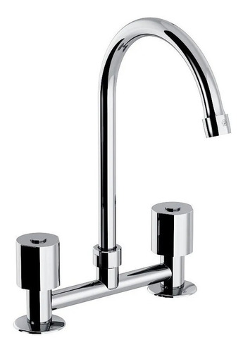 Griferia Fv Obera Cocina Cromada Para Mesada 0414/G5 Cr | Cuotas Sin Interés