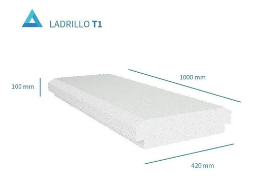 Ladrillo Telgopor 10X42X100Cm (1Ra Calidad) | Cuotas Sin Interés