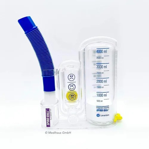 Ejercitador Volumetrico Spiro Ball Deltamed Cuotas sin interés