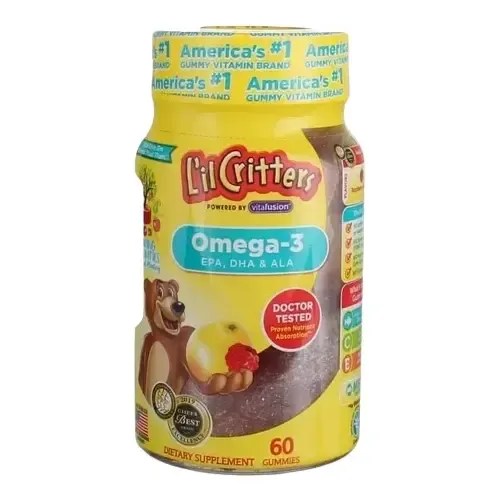 Omega 3 Para Niños L'il Critters 60 Gomitas Envío gratis
