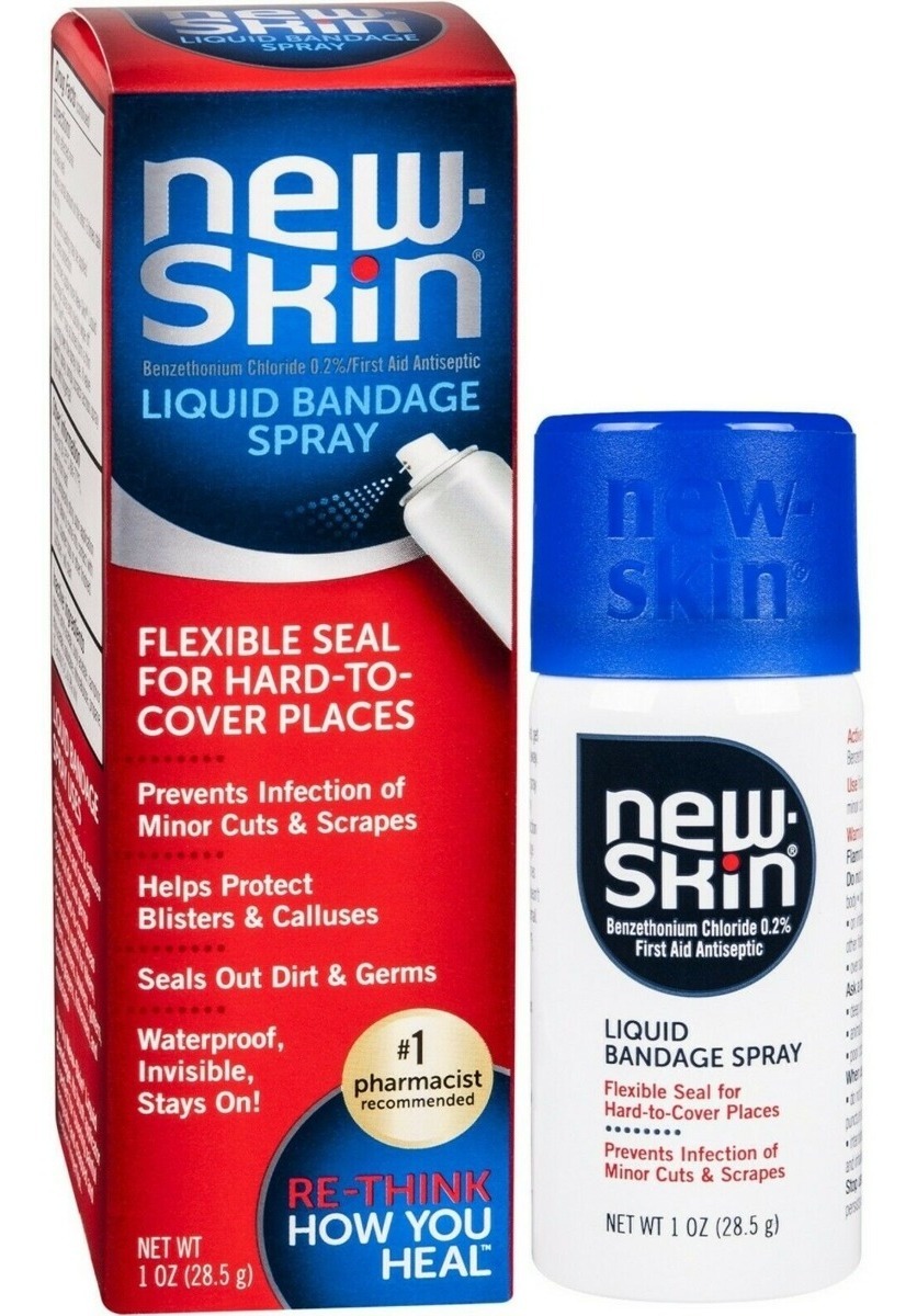 New Skin Bandaid Liquido Bandagem Spray Prova D'agua 28.5g Frete grátis