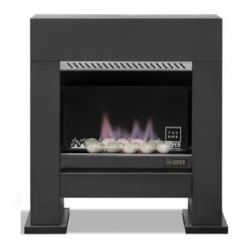 Hogar Koper Gas 4000Cal Frontal Diseño Metalico Moderno | Udg