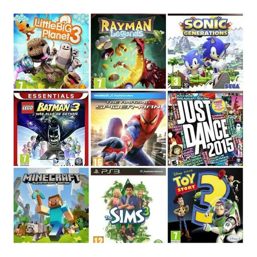 Juegos Ps3 Combo De 7 Juegos Precio Publicado | Mercadolibre