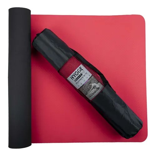 Mat Yoga Ancha Xl Bicolor Pilates Tpe 6mm + Funda