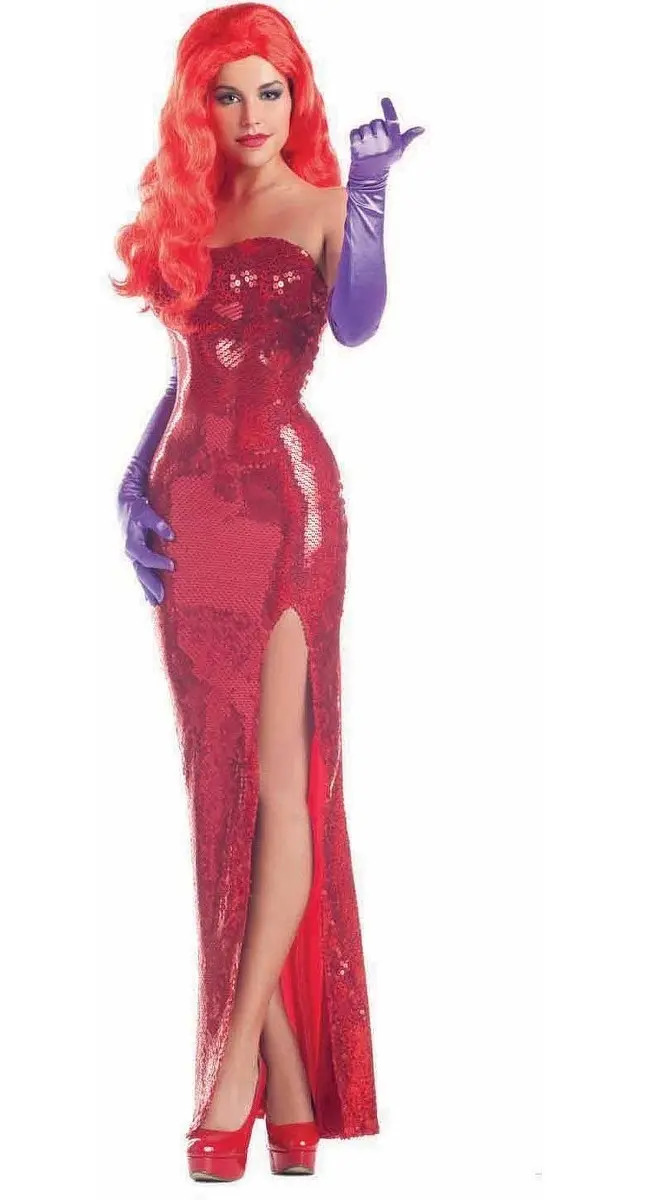 Disfraz De Jessica Rabbit Para Mujer Talla Xl Halloween
