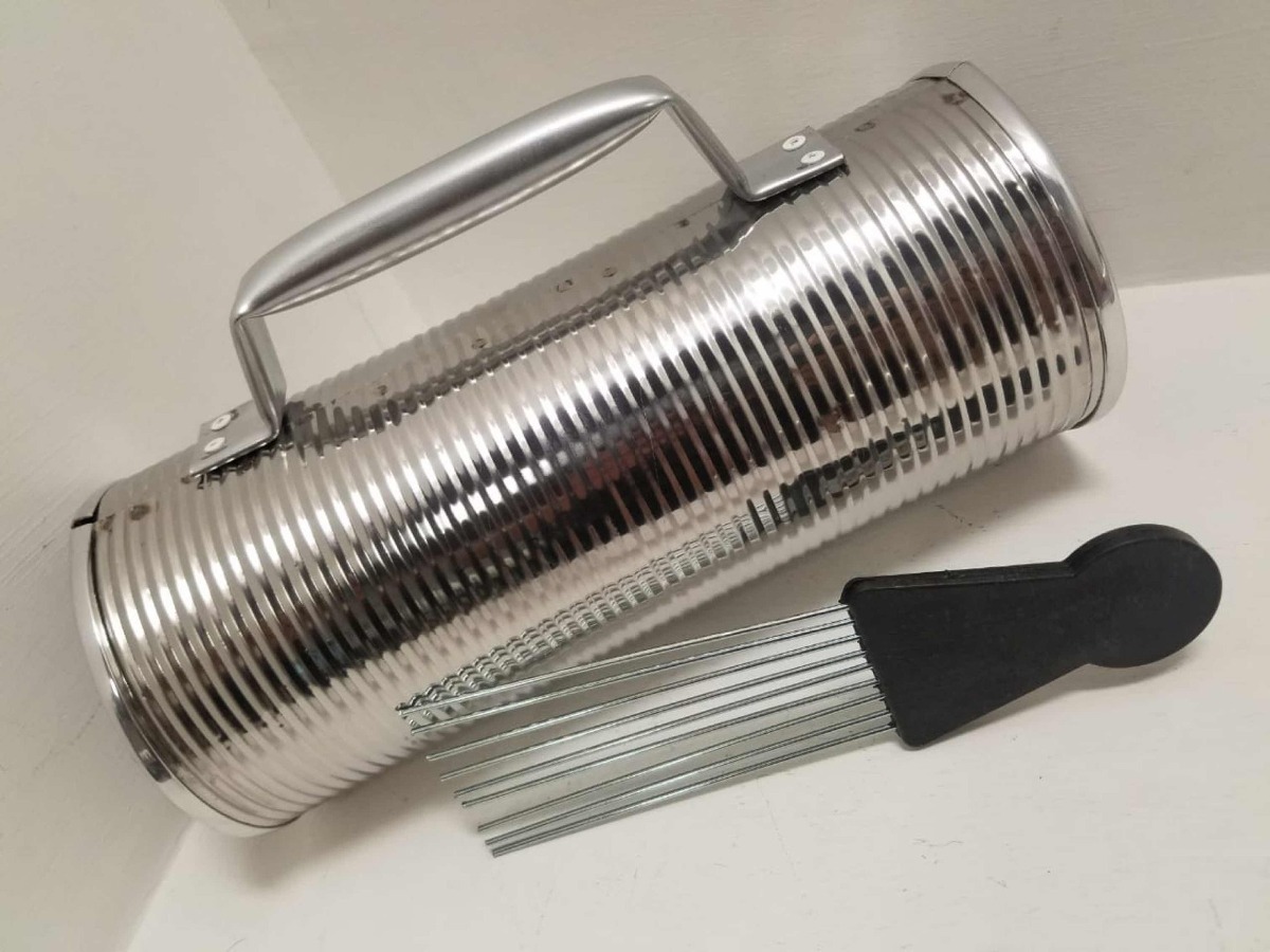 Güiro Metálico Rayado Con Raspador 28 Cm Envío gratis