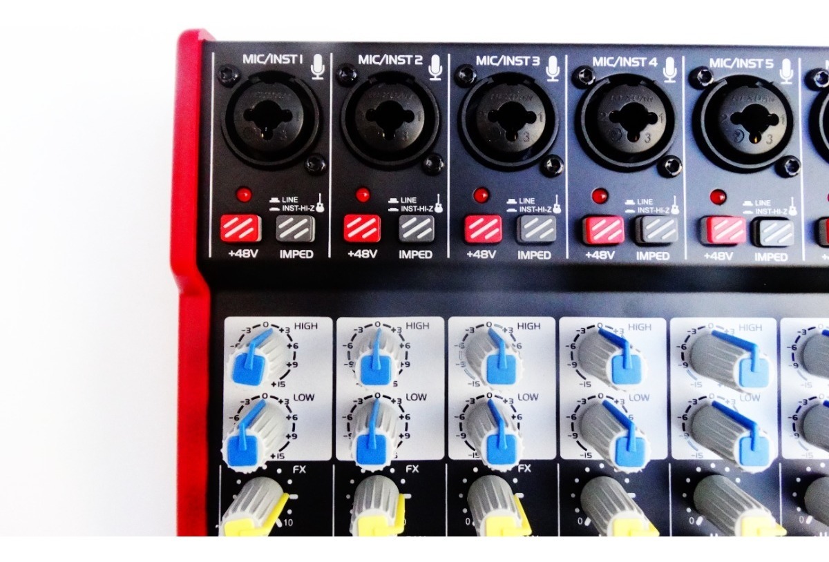 Mezcladora Kapton 8 Canales Usb Mp3 Bluetooth Kmxm7 Meses sin intereses