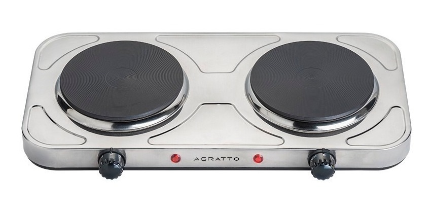 Fogão Elétrico Inox 2 Bocas De Mesa 220 Volts Mercado Livre