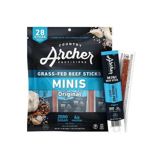 Pack Mini Beef Sticks 28 Unid Country Archer Cuotas sin interés