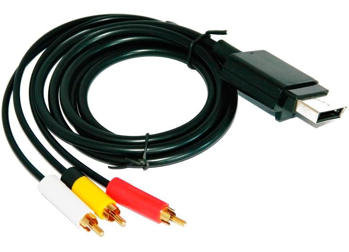 Cable Av Audio Y Video Xbox 360 Rca Original Buen Estado Mercado Libre