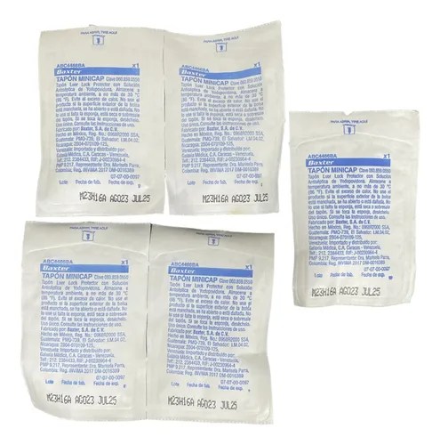 5 Tapones Para Diálisis Minicap Antisépticos Baxter | MercadoLibre