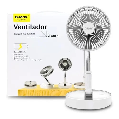 Ventilador Portatil A Bateria | Parcelamento sem juros