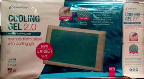 Almohada Con Gel Descanso Memory Foam Mercado Libre