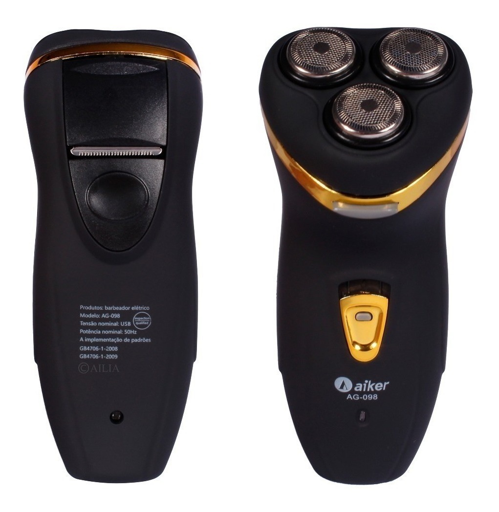 Barbeador Elétrico Aparador Recarregável Masculino 110v 220v Mercado