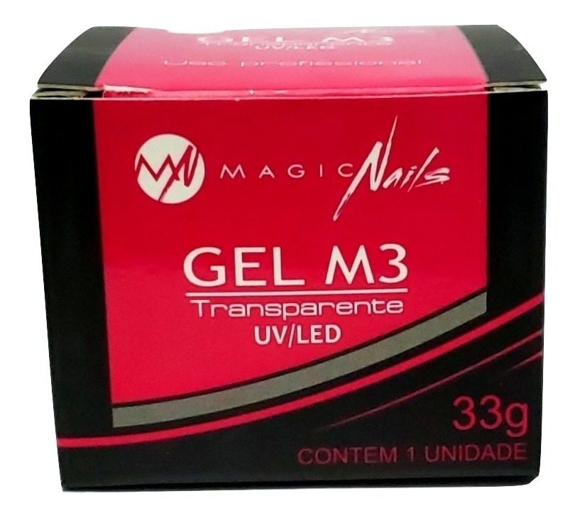 Gel M3 Magic Nails Clear 33 Gr Alongamento De Unhas Nf Mercado Livre
