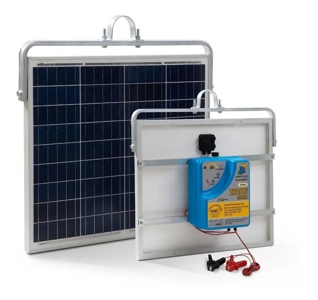 Aparelho De Choque Cerca Elétrica Solar Zebu 200km Zs200i Mercado Livre