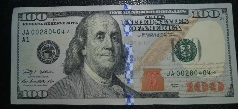 Billete 100 Dlls Raro Con Estrella Serie 2009 Ja00280404 * Mercado Libre