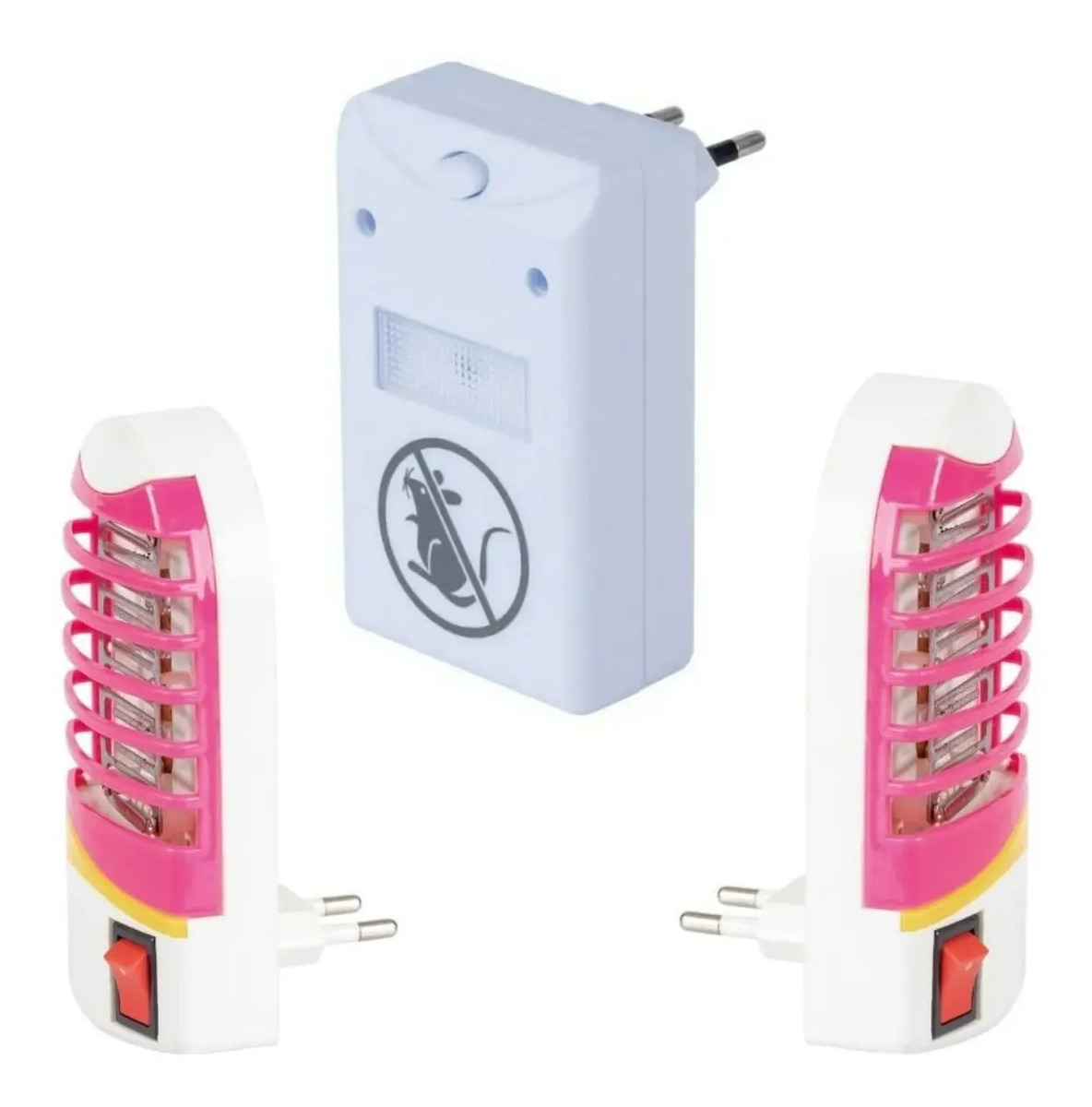 Combo 3x Aparelho Mata Espanta Pernilongo Rato Barata Oferta Mercado
