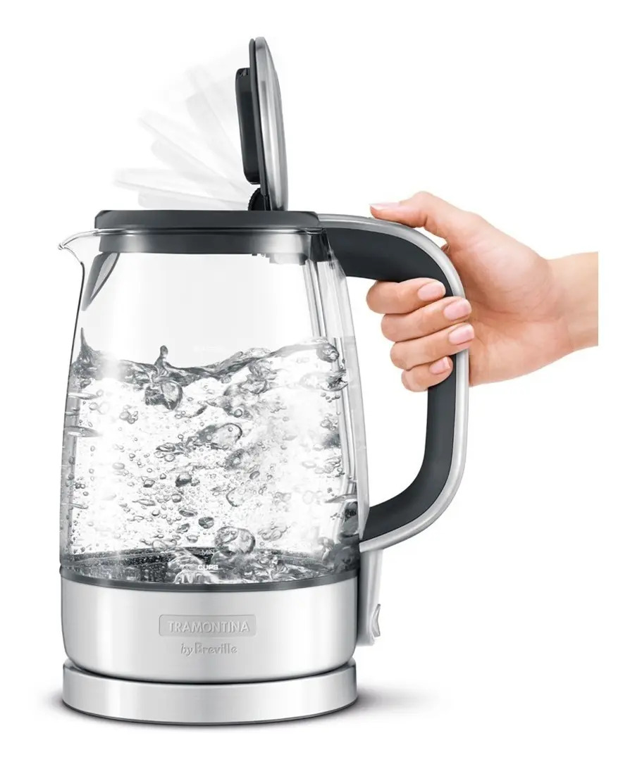 Chaleira elétrica térmica Tramontina Transparenza cor transparente 127V