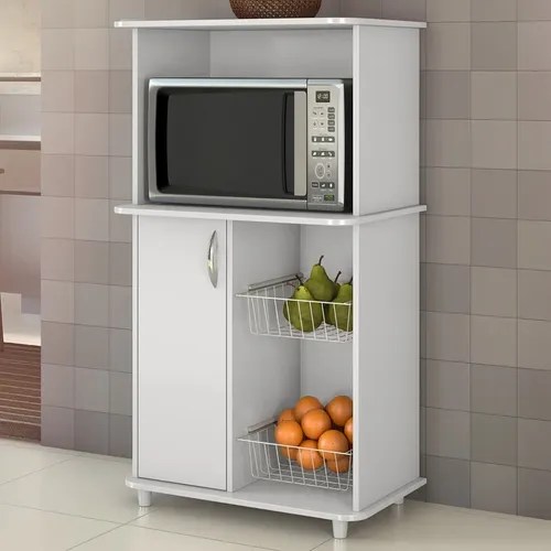 Mueble Estante Rack Microondas , Horno Eléctrico + Frutera | La Gioconda Hogar
